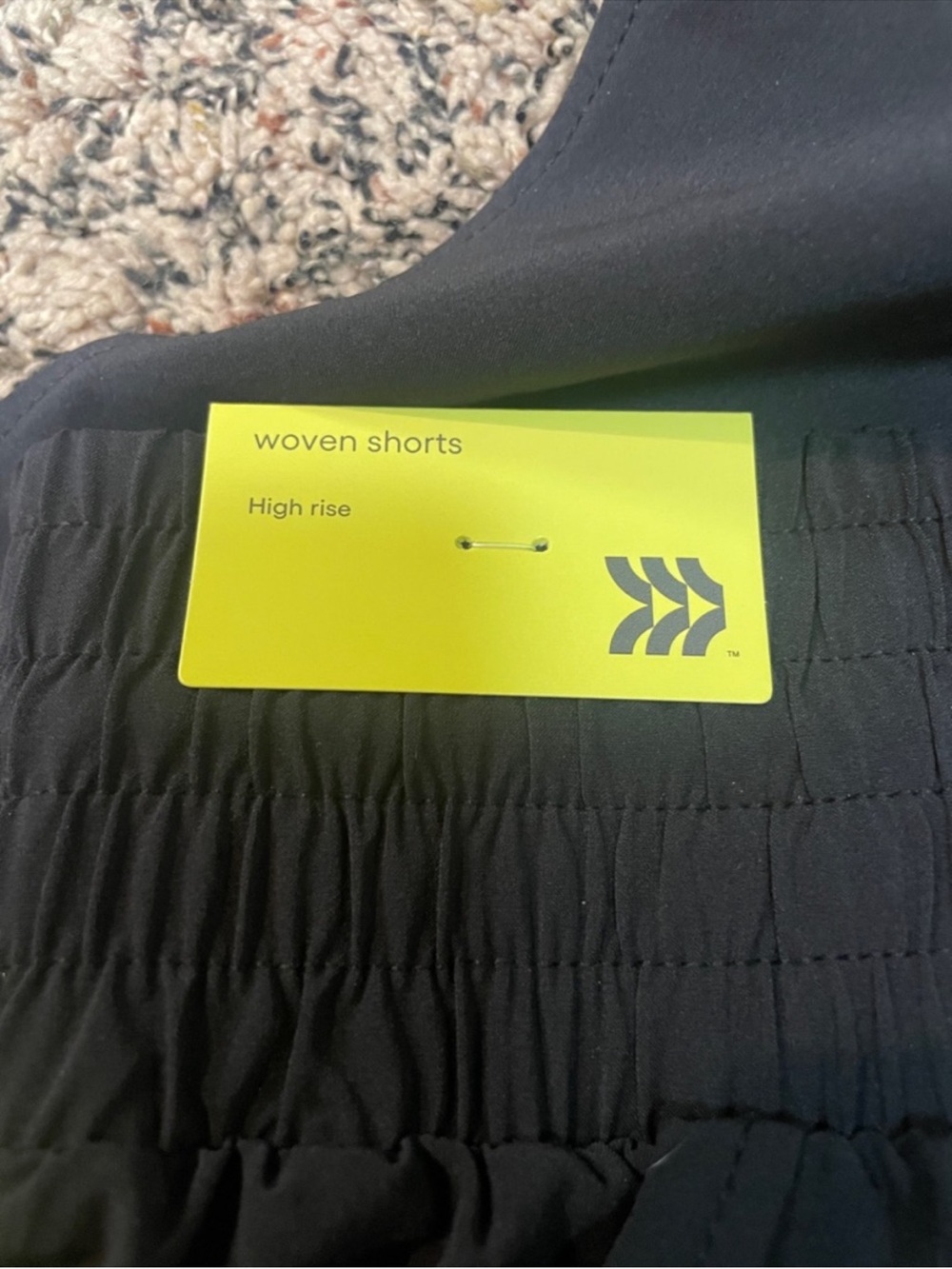 JoyLab Woven High Rise Black Layered 3” Active Casual Shorts Size XL | NWT - Picture 7 of 9